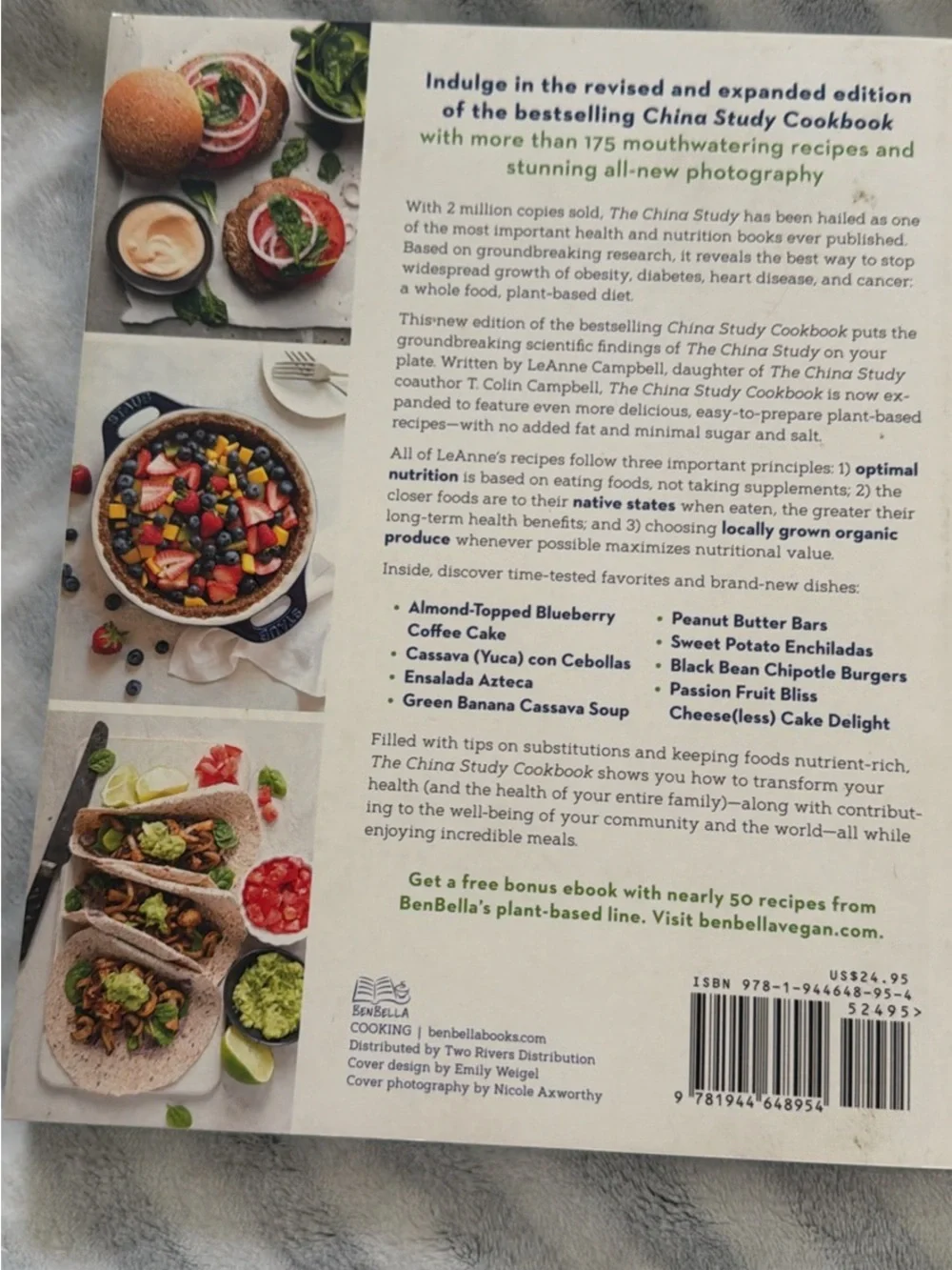 The China Study Cookbook - White & Green Cover